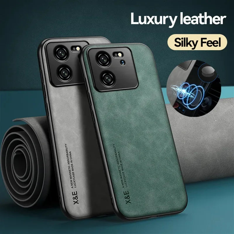 Coque antichoc pour Xiaomi 13T Pro, housse de protection, support magnétique intégré pour voiture, Mi 14 12 12T 11T 11 10T, Coque de téléphone Fundas