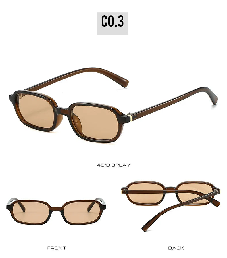 Petites lunettes de soleil rondes à la mode, monture géométrique, lentille PC, Protection UV multicolore, nuances unisexes
