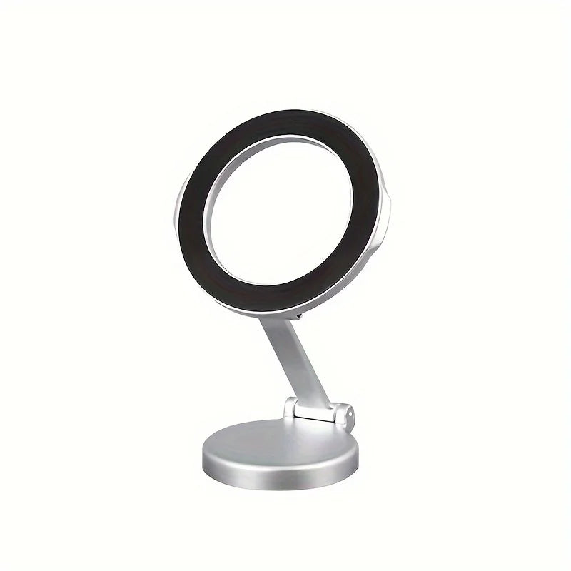 Support de téléphone magnétique pour voiture avec 360 °   Support de tableau de bord pliable rotatif compatible avec tous les smartphones jusqu'à 7 pouces