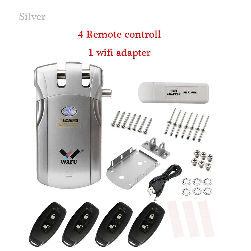 Wafu 019 serrure de porte wifi serrure intelligente serrures de télécommande électronique bluetooth serrures de porte sans clé serrure Dealbolt