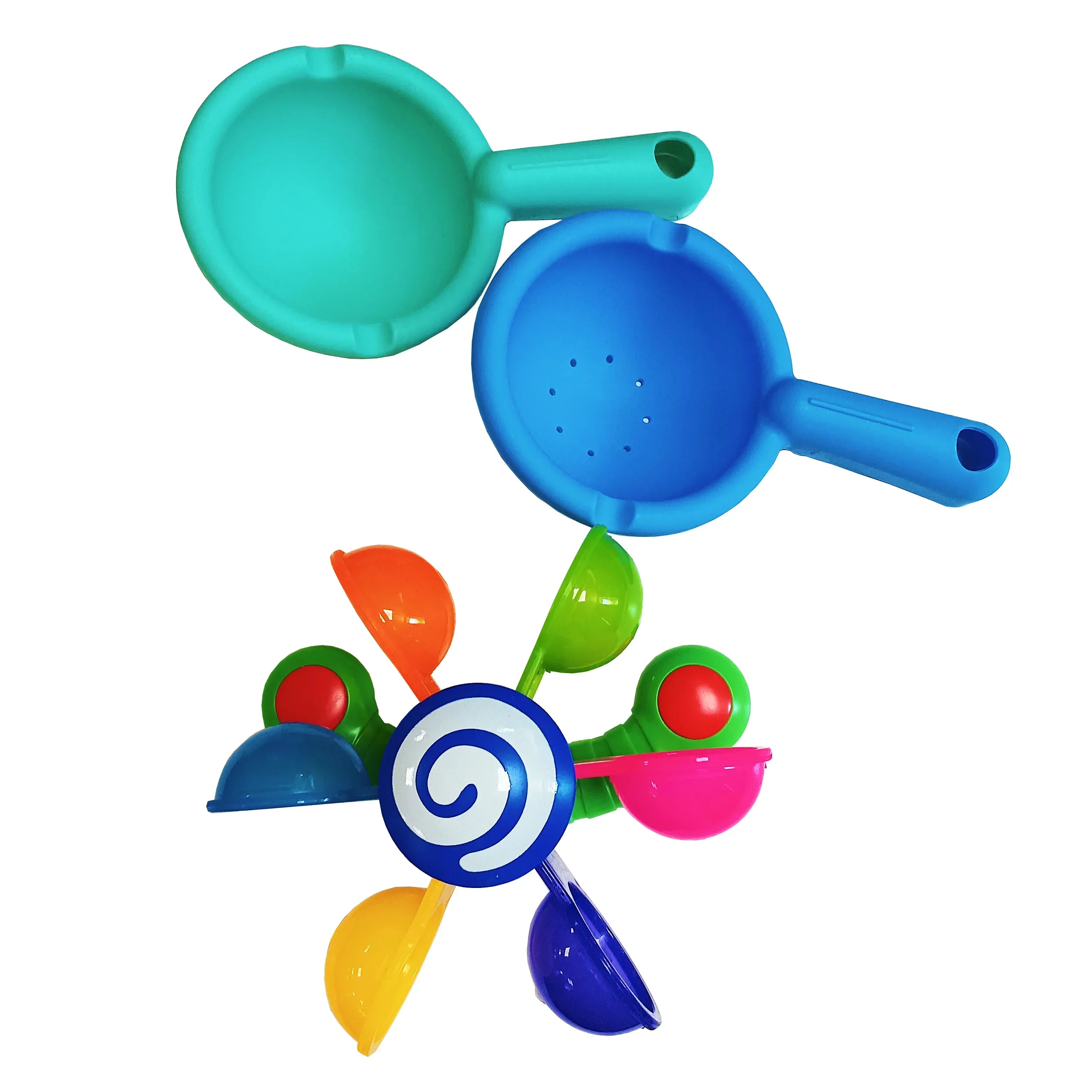 Moulin à vent arc-en-ciel pour tout-petits, ventouse de bain, jouet de pulvérisation d'eau, roue à eau colorée, ensemble de jouets de bain pour bébé, jouet d'arrosage de douche
