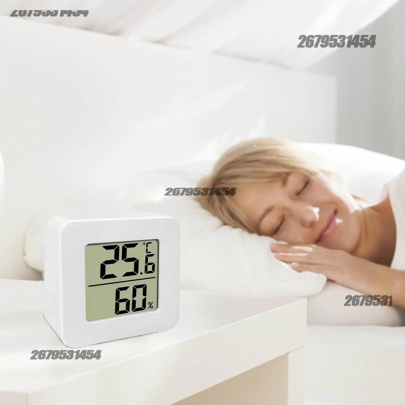 Thermomètre numérique intérieur Mini LCD hygromètre thermomètre intérieur ménage humidité mètre affichage numérique capteur mural