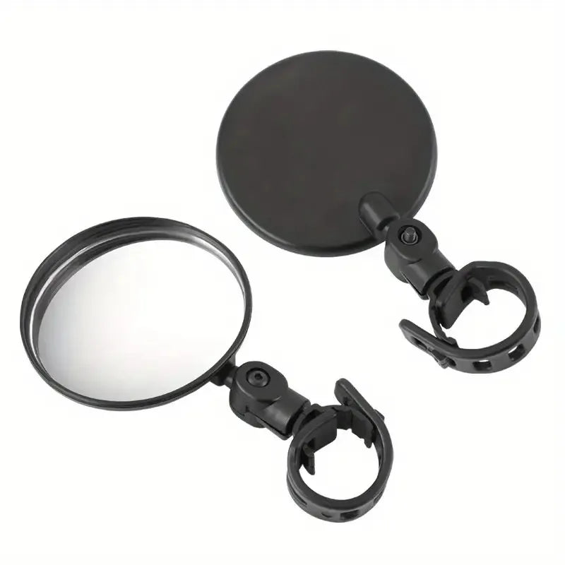 Side mirror for motorcycles, for safety view, turning left and right, Mini adjustable rearview mirror for cars