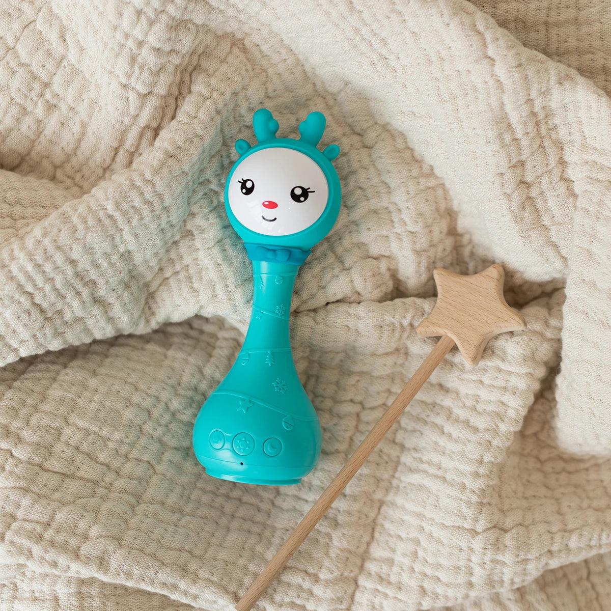 Anneau de dentition musical pour bébé, jouet hochet pour enfant de 0 à 24 ans, cloche de lit Mobile pour enfants, poussette pour nouveau-né, berceau, sucette pour nourrissons
