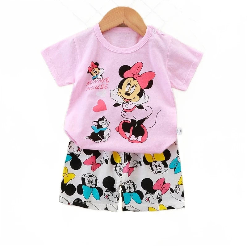 Mode bébé filles vêtements été bébé filles ensembles mignon filles T-shirt + Shorts ensembles enfant en bas âge vêtements bébé filles vêtements