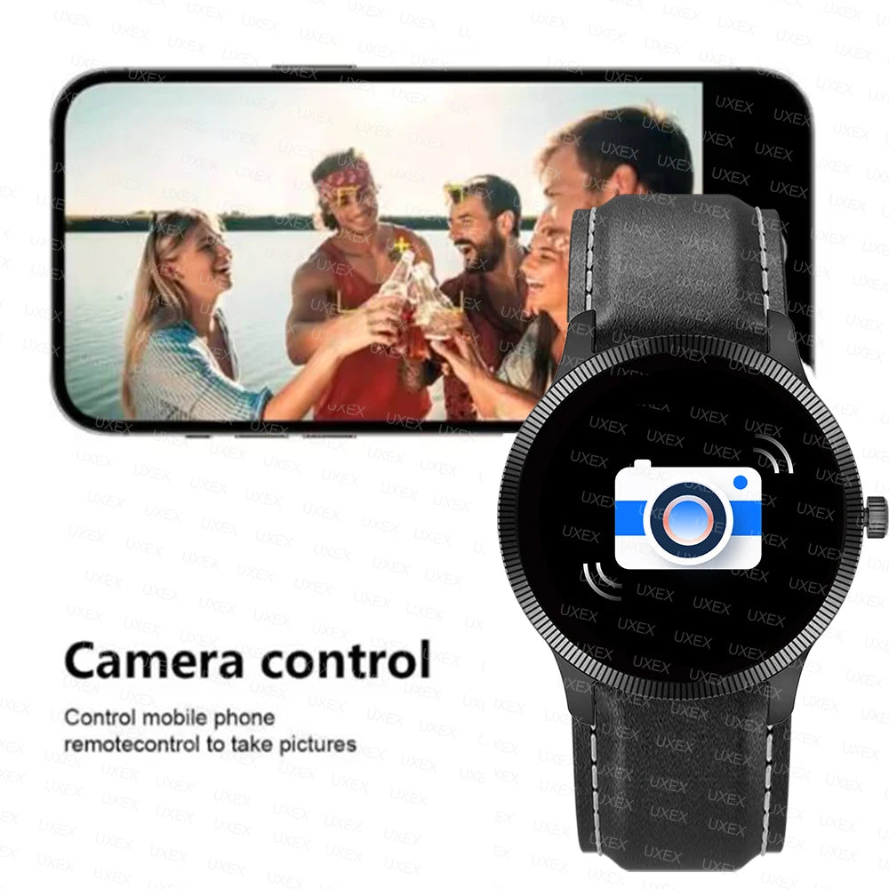 2025 nouvelle montre intelligente d'affaires hommes 1.3 HD 360*360 AMOLED traqueur de santé offres de photos personnalisées aujourd'hui cadeau Assistant vocal montre mâle