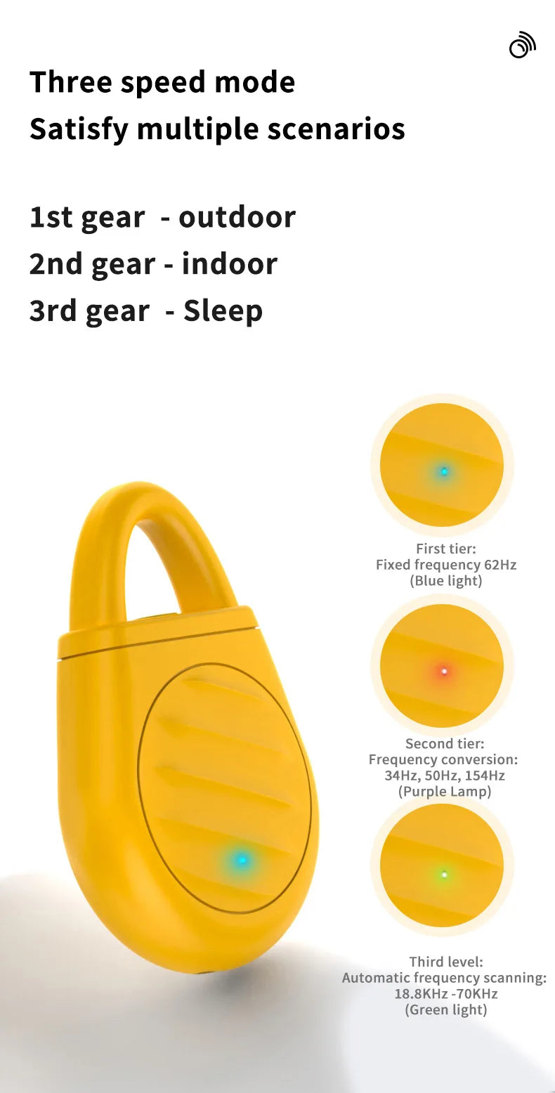 Répulsif ultrasonique pour tiques et puces, Rechargeable, Anti-moustiques, Parasite, outils de Protection pour personnes, chats, chiens, utilisation en extérieur et en intérieur, nouveau