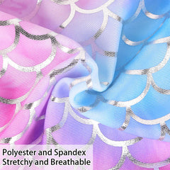 Justaucorps de gymnastique pour filles, vêtements de danse pour enfants avec short assorti, bandeau pour enfants
