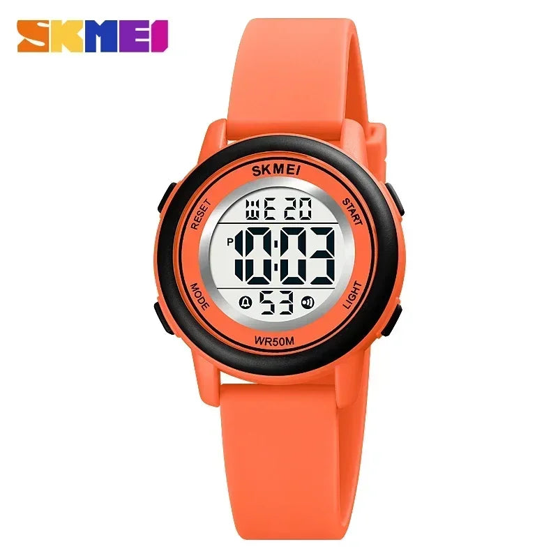 SKMEI 1721 étanche alarme enfant montres montre enfant garçons filles Sport enfants montre coloré Led enfants montres numériques