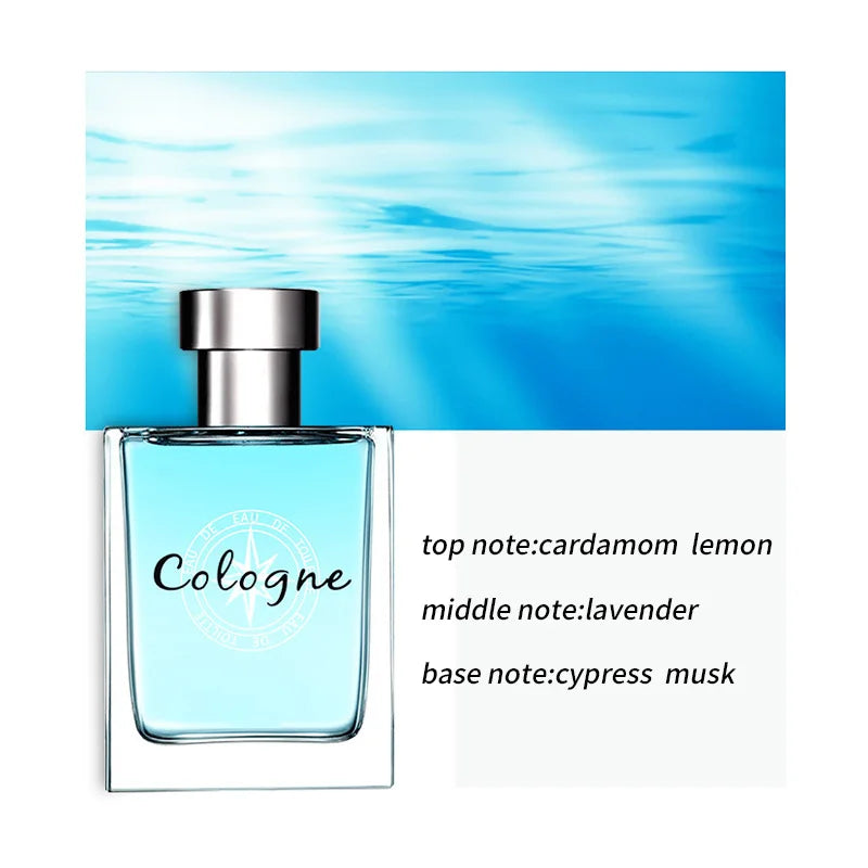 Amant noir pour hommes Cologne bois mélangé bois De santal Eau De Toilette parfum rafraîchissant longue durée déodorant parfum charmant