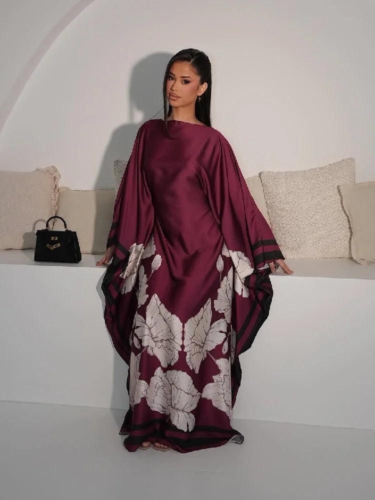 Ramadan Kebaya Muslim Abaya Damen Dubai Luxury Caftan African Dresses for Women Turkey Islam Moroccan Caftan Muslim Women's Dress