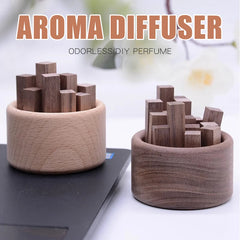 Diffuseur d'arôme en bois sans parfum, bricolage, parfum, salon, salle de bains, toilettes, chambre à coucher, bureau, accessoires pour la maison, décorations d'aromathérapie