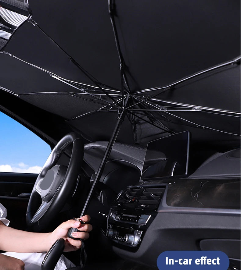 Pare-soleil de voiture, Parasol de Protection pour pare-brise intérieur d'été, accessoires de Protection pour ombrage automobile