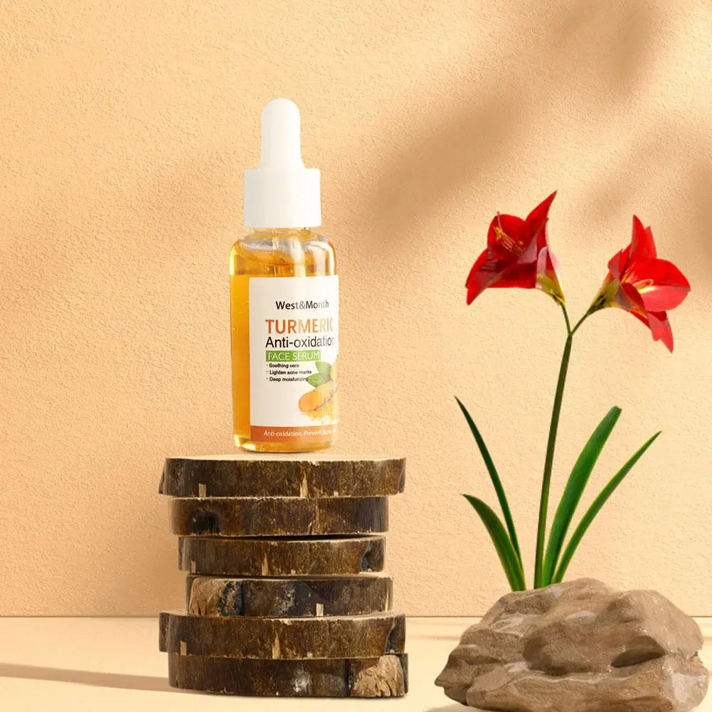 Savon au citron au curcuma/coussin nettoyant/crème pour le visage/sérum série curcuma produit de soin éclaircit le teint pour tous les types de peau nourrir