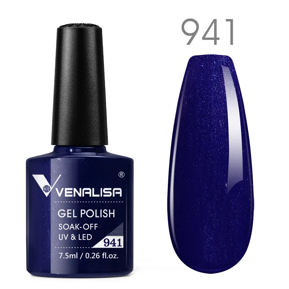 Venalisa vernis à ongles Gel à paillettes réfléchissantes couleur néon couverture complète Pigment Nail Art manucure tremper l'émail vernis Gel UV