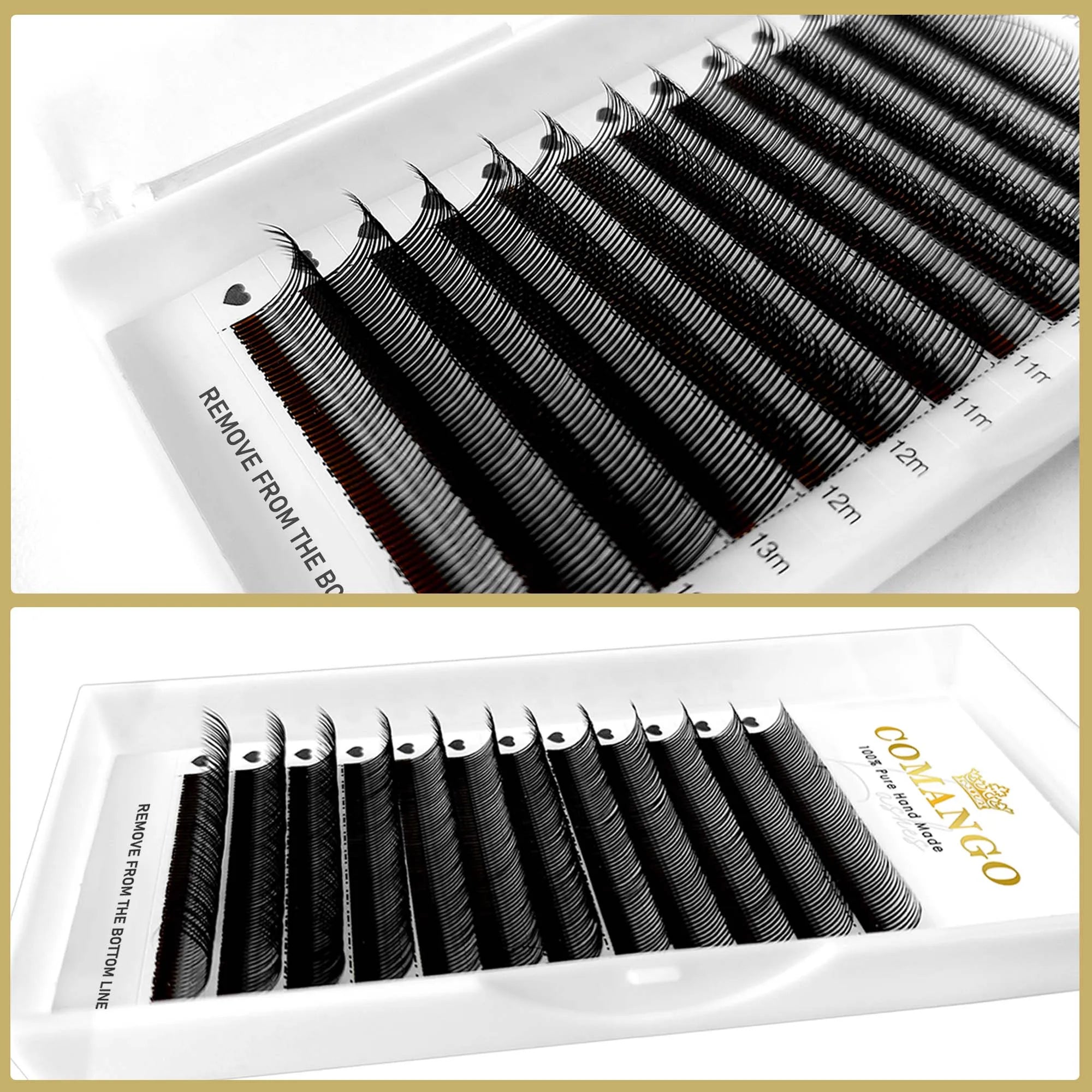 CoMango Qualité 5D Fée Fleur Flora Cils Préfabriqués Fans Cils Individuels Extension Maquillage Naturel Doux Fournisseur En Gros