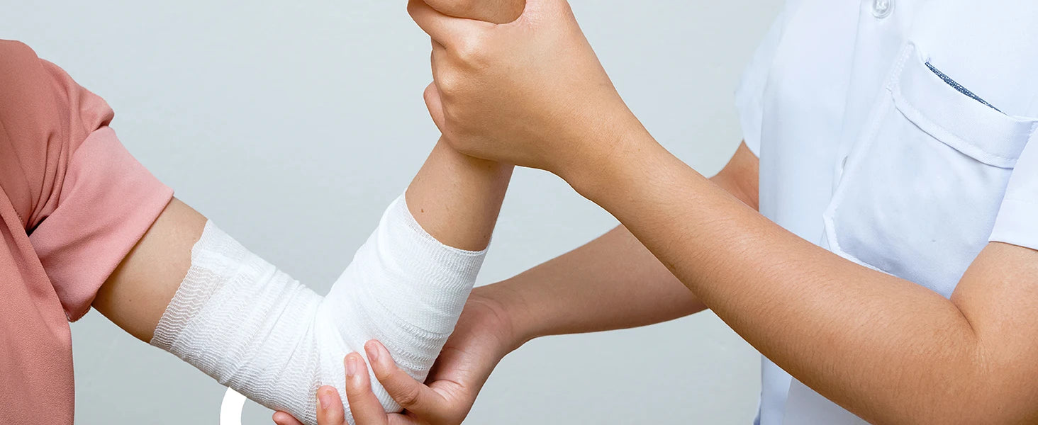 Rouleaux de bandage en gaze, bandages élastiques jetables, en coton respirant, pour soins des plaies, Kits de survie pour soins infirmiers, 1/3/5/6 rouleaux