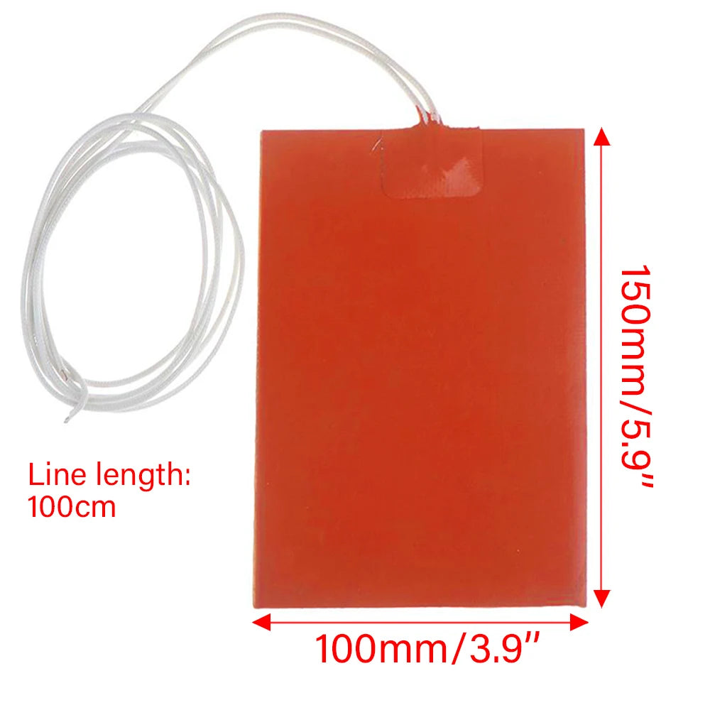 Kit de plaque de coussin chauffant en caoutchouc de silicone précieux, panneau d'isolation étanche, carter d'huile moteur, kits de plaque métropolitaine pour voiture SUV et camion, 220V, 300W