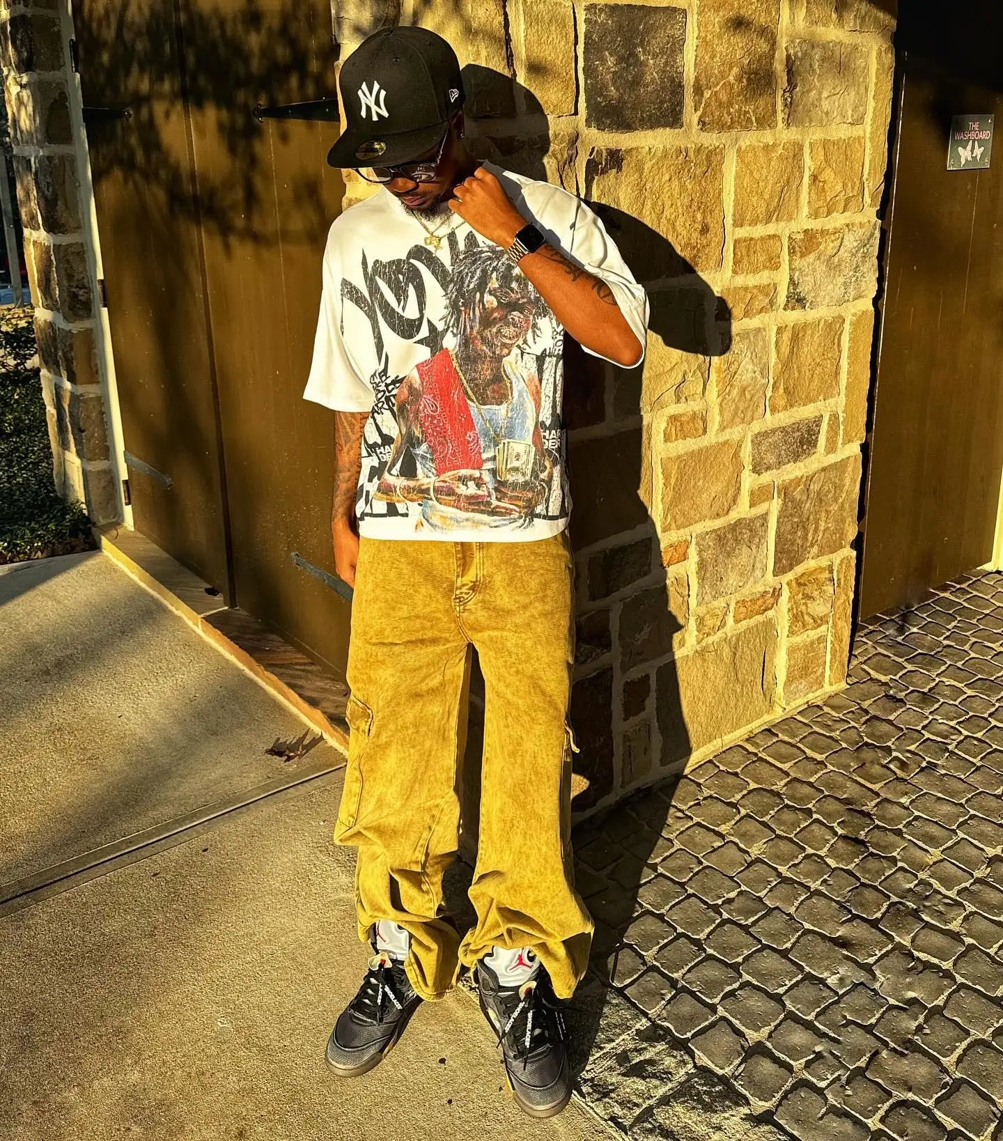 Hip Hop T-shirts pour hommes nouveaux hauts et T-shirts coton vêtements pour hommes Y2k surdimensionné GYM graphique Sexmachine Vintage T-shirt