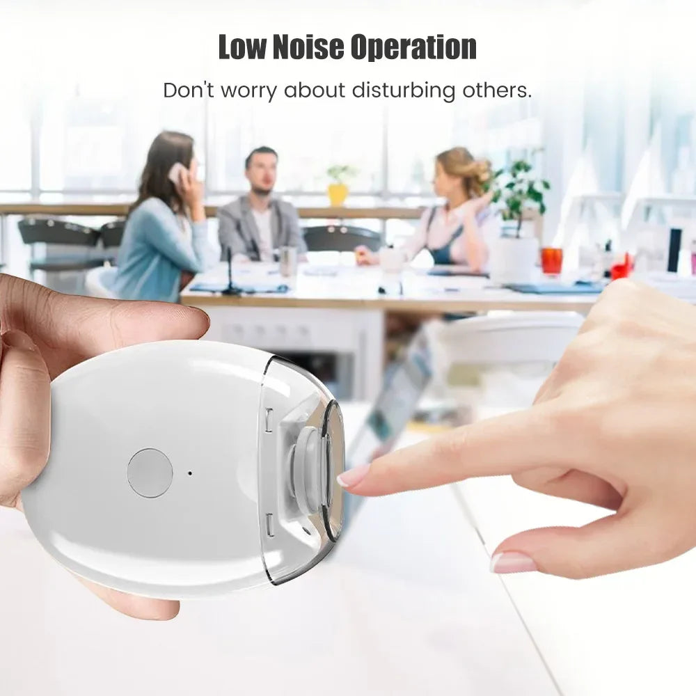 Coupe-ongles électrique 2 en 1 avec lumière LED, broyeur automatique pour bébé et adulte, Mini outils de manucure, soins des ongles