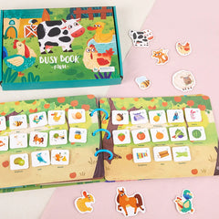 Autocollant livre silencieux Puzzles jeu jouets éducatifs enfants à plusieurs reprises carte occupée pâte correspondant Cognition bébé début Montessori jouet