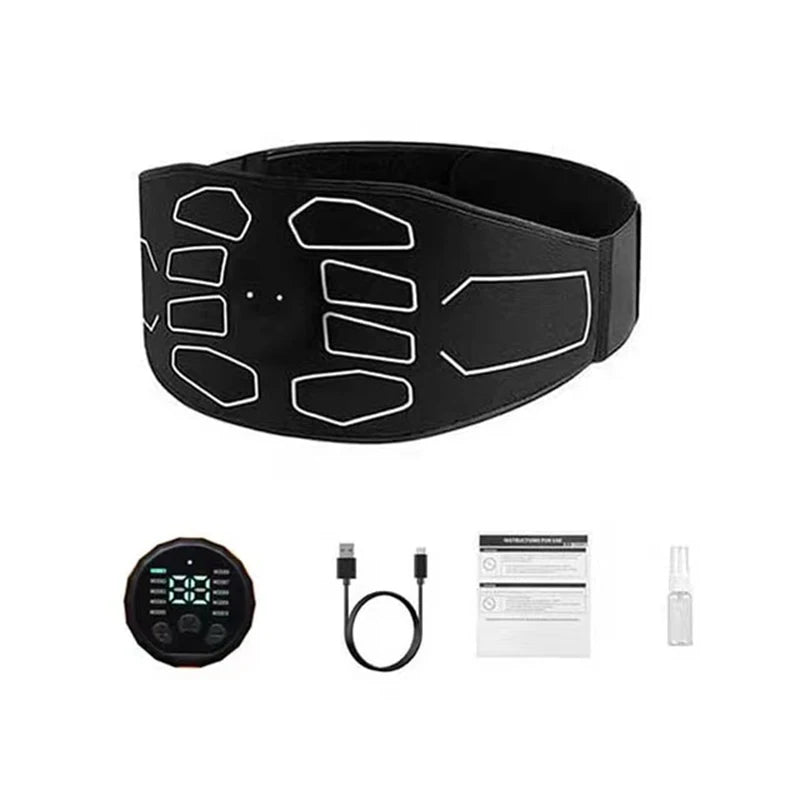 Nouveau USB stimulateur musculaire ceinture ABS formateur ceintures EMS taille abdominale ventre entraînement masseur électrique maison gymnase Fitness équipement