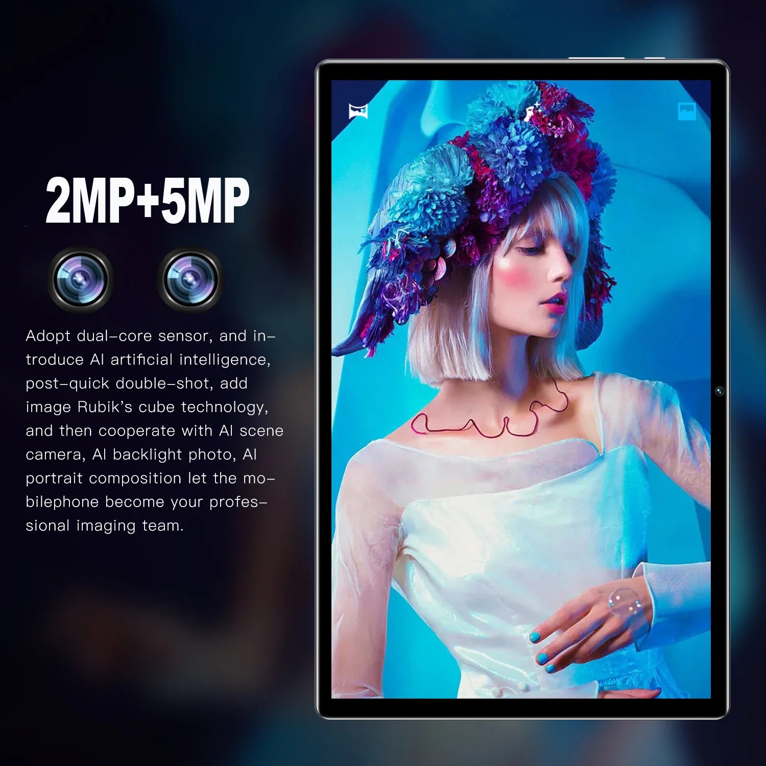 Tablette Android 11.0 de 10.1 Pouces, Octa Core, 4 Go de RAM, 64 Go de ROM, Dean, Double EpiCalls, Wi-Fi, Bluetooth, Version Globale, Mini PC Ultra Mince