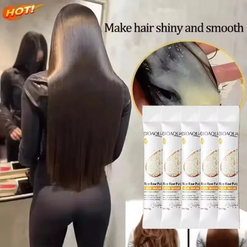 Magic repairing hair mask, prevents dryness, branch damage, tangles, frizz, deeply hydrates, smooths, soft, professional, natural care