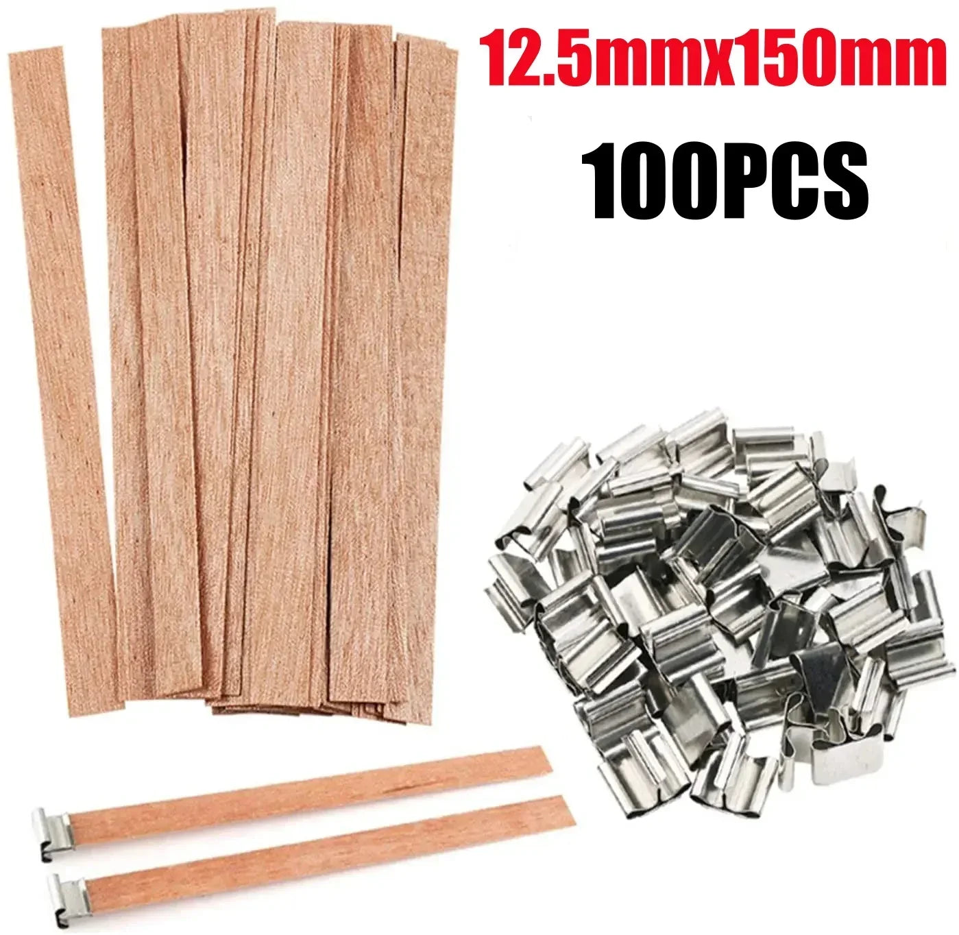 Bougie en cire de soja faite à la main, mèche en bois, bricolage, bougie d'aromathérapie, mèche à Induction unique, bougie en cire de paraffine, Guide d'artisanat