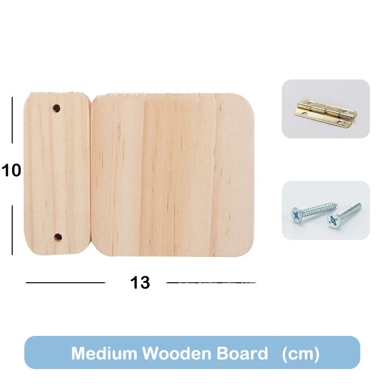Jouets Montessori, planche occupée, accessoires de bricolage, apprentissage, éducation, jeux de société occupés pour bébé, composants de planche d'activité, pièces en bois