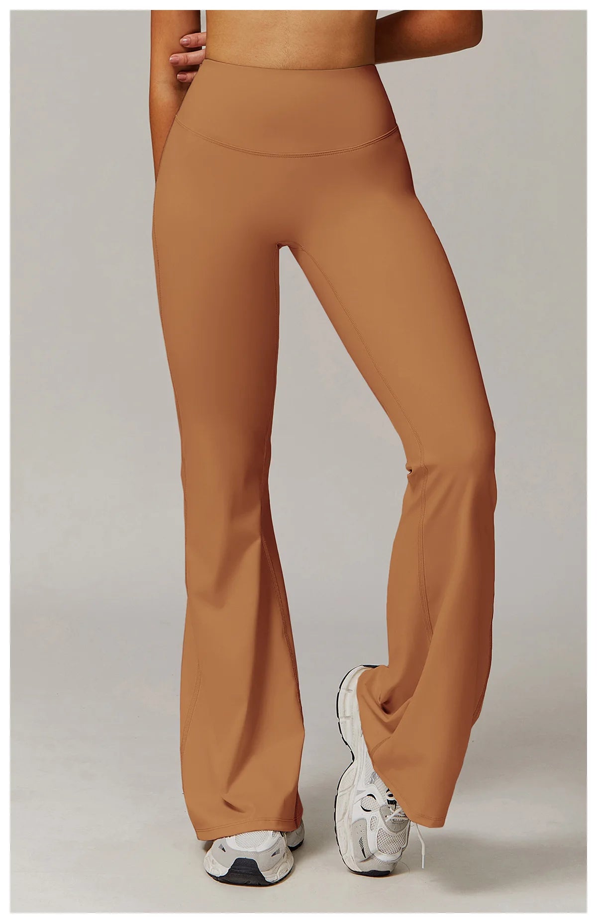 Taille haute pantalon à jambes larges Leggings femmes collants Fitness cloche-bas Yoga élastique Leggings Push Up gymnastique entraînement pantalon évasé