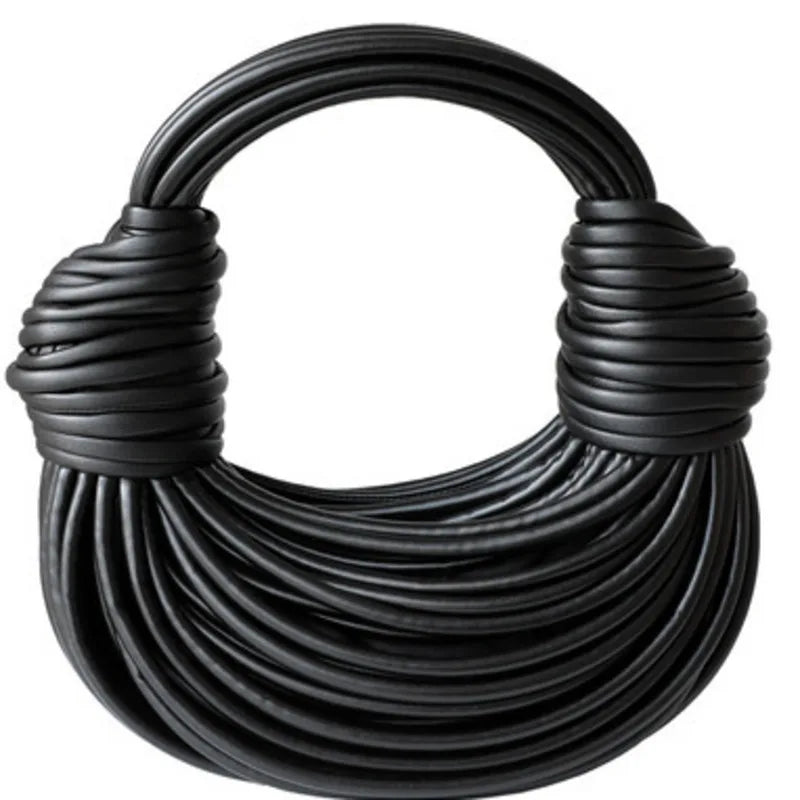 Sacs à main pour femmes 2025 nouveau en or marque de luxe de créateur sacs à nouilles tissés à la main corde nouée tiré Hobo argent pochette de soirée