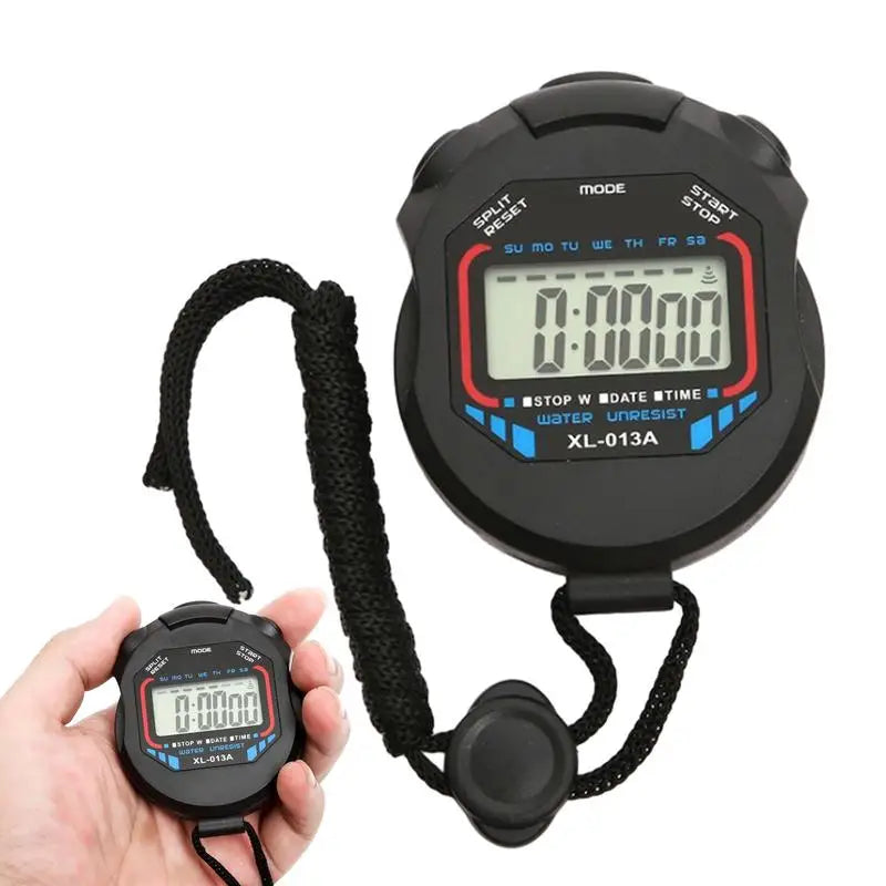 Chronomètre de Sport portatif, 1 pièce, compte à rebours, affichage numérique, chronomètre LCD, minuterie de comptage, minuterie de Fitness