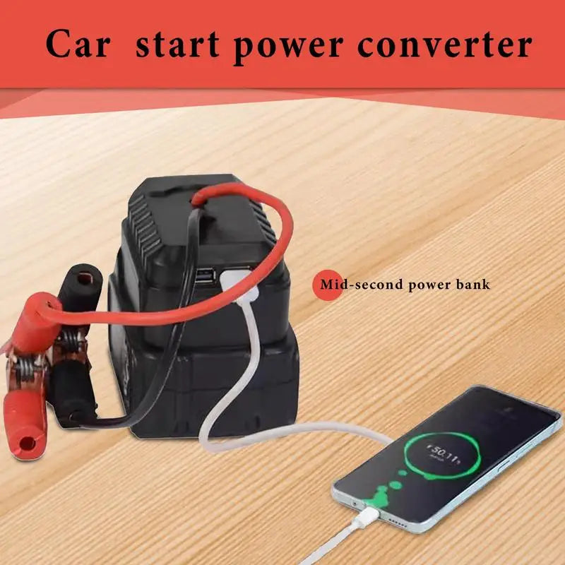 Batterie de démarrage de saut, boîte de cavalier Portable, démarreur de saut au Lithium, charge rapide, Booster automobile, batterie puissante