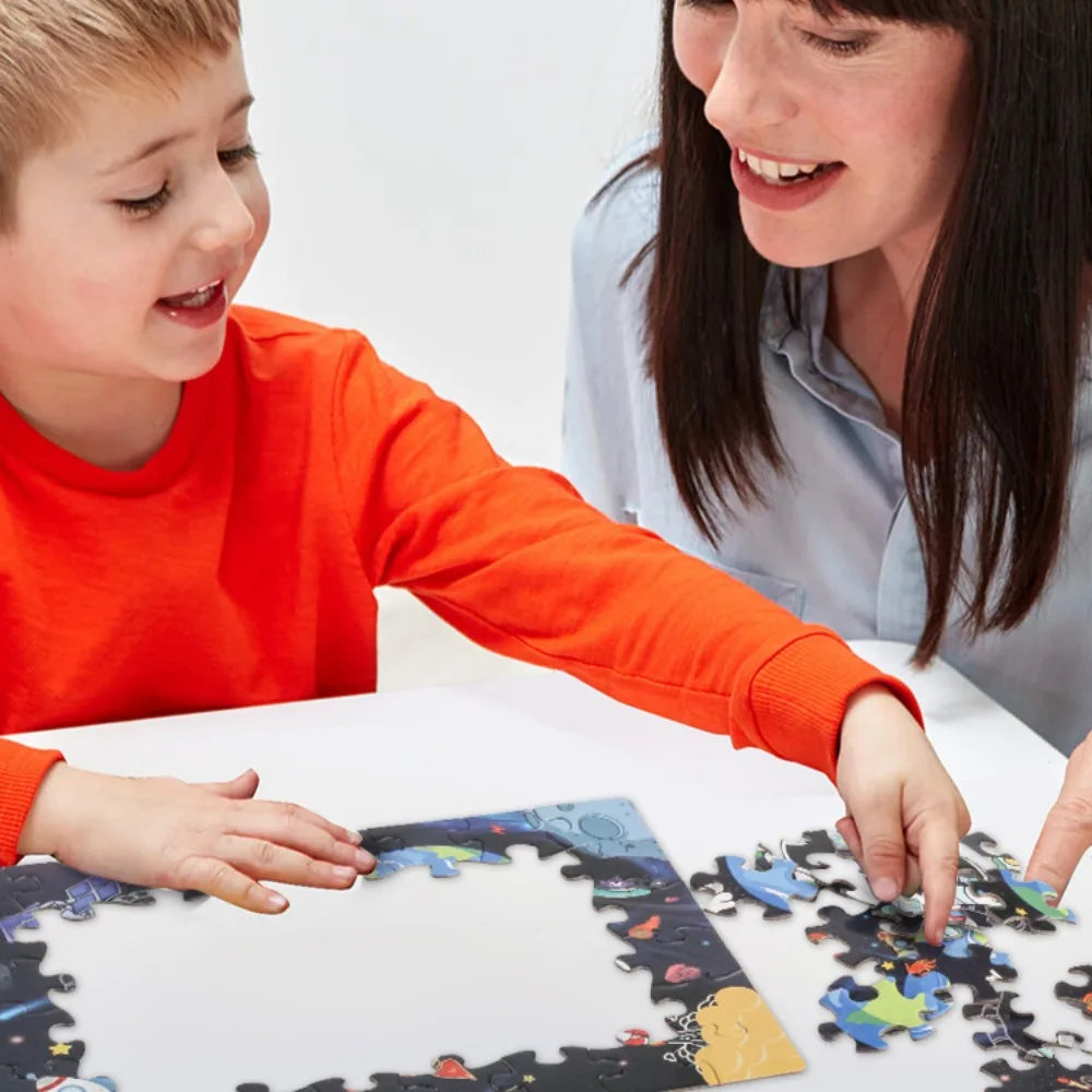 Jouets de puzzle pour enfants, jouets d'éducation précoce, cadeaux de souvenirs de la maternelle, exercice de la pensée et des capacités pratiques, 48 pièces