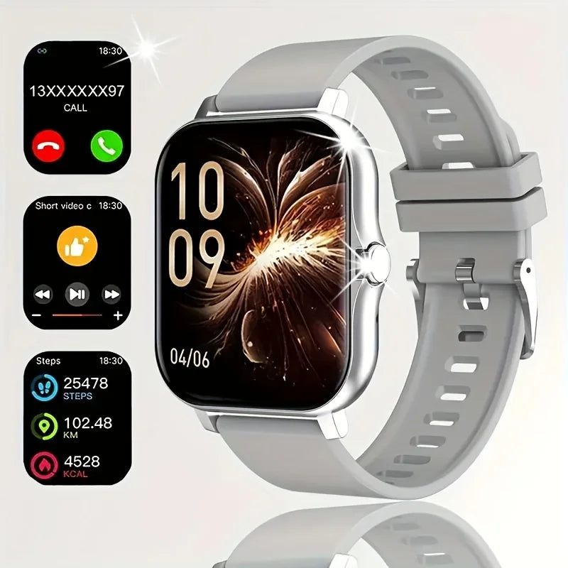 2025New mise à niveau montre intelligente pour hommes femmes 1.83 pouces écran tactile complet BT appel sport surveillance montre intelligente pour téléphone Android et IOS