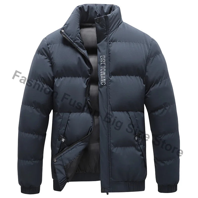 Veste d'hiver pour hommes, Parkas thermiques, manteaux décontractés, classiques, coupe-vent, vestes chaudes rembourrées, vêtements pour hommes