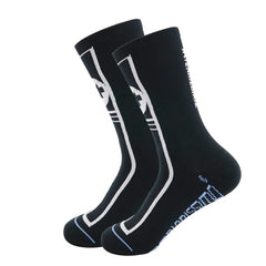 1 pair of football socks specifically designed for professional athletes, with thickened adhesive and anti-slip properties.