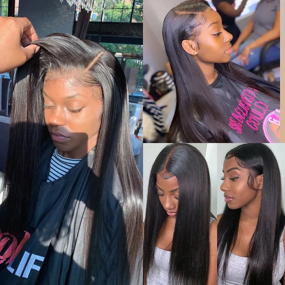 Fow Momen-Extensions de Cheveux Péruviens 100% Naturels Lisses, Tissage en Lot de 1/2/3/4 Paquets Richesse, 8-30 Pouces