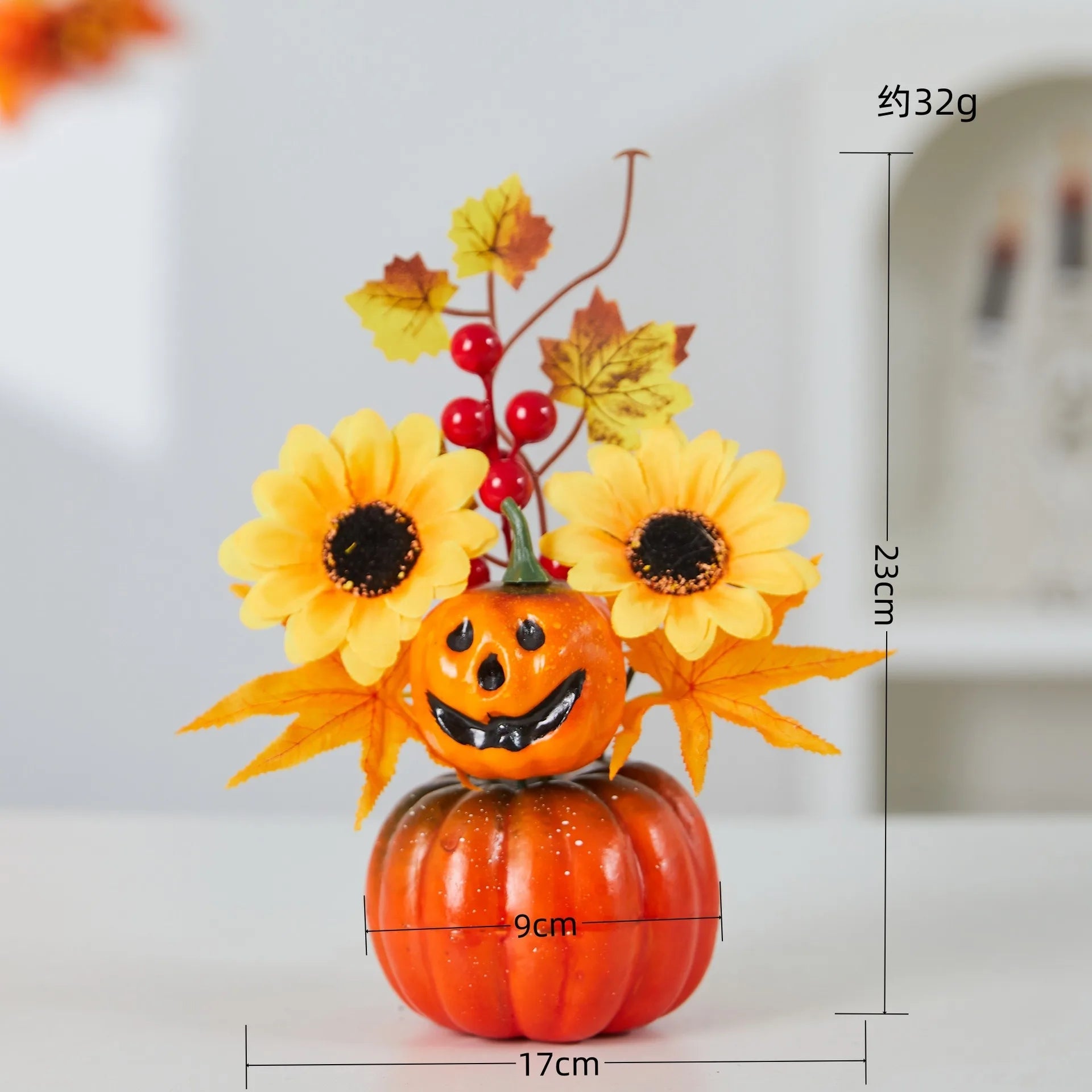 Décor de fête à thème d'automne, ornements de feuilles d'érable et de tournesol, Festival de récolte de bonsaï pour Thanksgiving, bricolage, joyeux Halloween, 2025