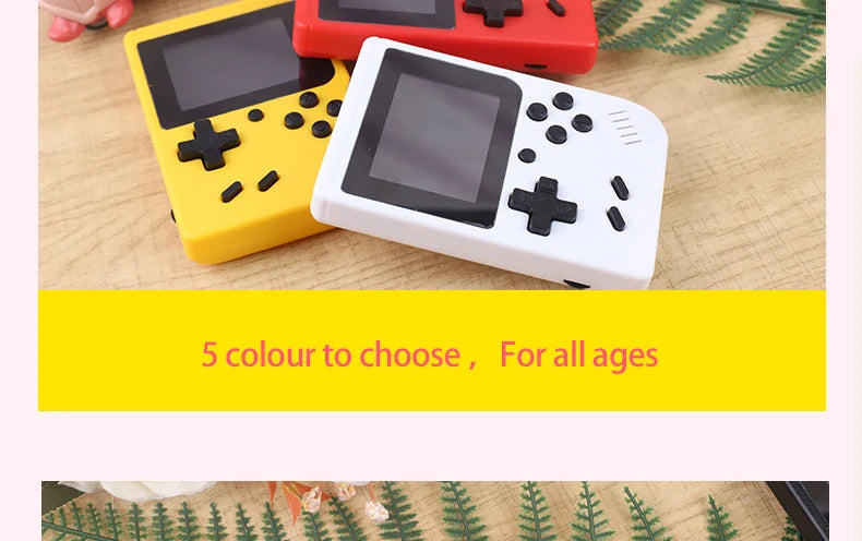 Console de jeu vidéo rétro avec écran Lcd de 2.4 pouces, 400 pouces, Portable, cadeau de noël