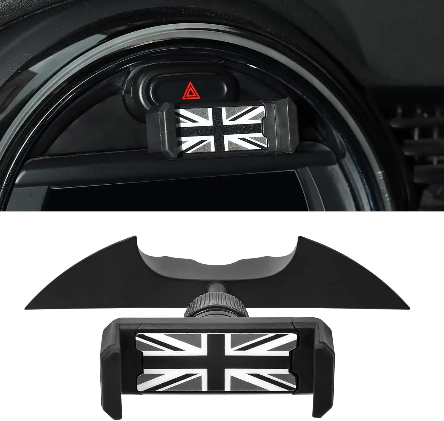 Artudatech pour MINI Cooper accessoires F54 F55 F56 F57 F60 noir support de téléphone de voiture tableau de bord fente montage Auto intérieur f56 pièces