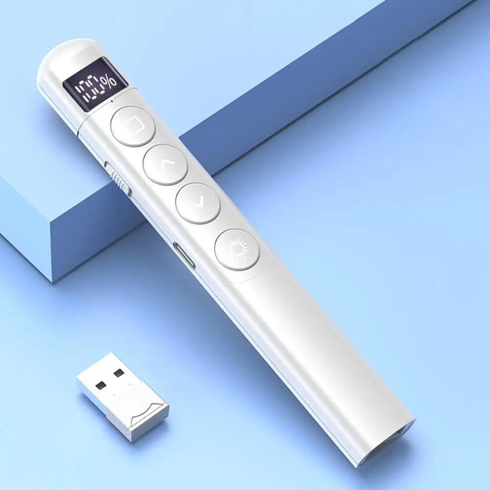Wireless presentation pen with infrared remote control, USB laser pointer, PPT page turner, PowerPoint slide budget