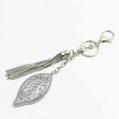 Accessoires en métal, bijoux en métal, porte-clés, pendentif feuille, petits ornements suspendus, accessoires de quincaillerie pour vêtements