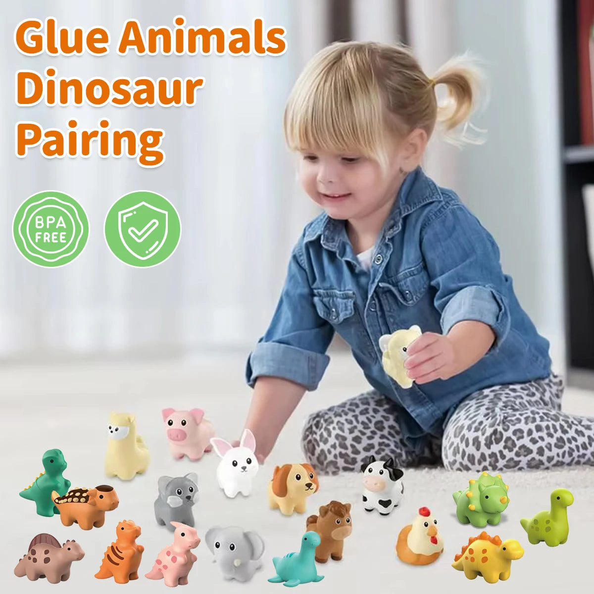 Jouets de jeu de correspondance d'animaux Montessori, améliore l'imagination et la capacité de reconnaissance des couleurs, jouet de jeu de blocs éducatifs d'entraînement, cadeau