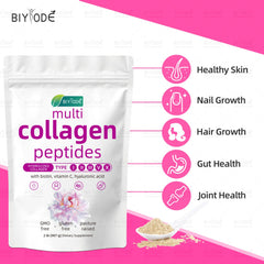 【BIYODE】Vitabio poudre de collagène hydrolysé 1800mg supplément de soins de beauté pour la peau Powdercolageno marino hidrolizado 100 puro
