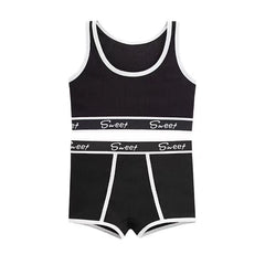 Ensemble de sous-vêtements d'entraînement pour femmes, soutien-gorge de Yoga sans couture, débardeur à bretelles, slip taille moyenne, vêtements de sport confortables
