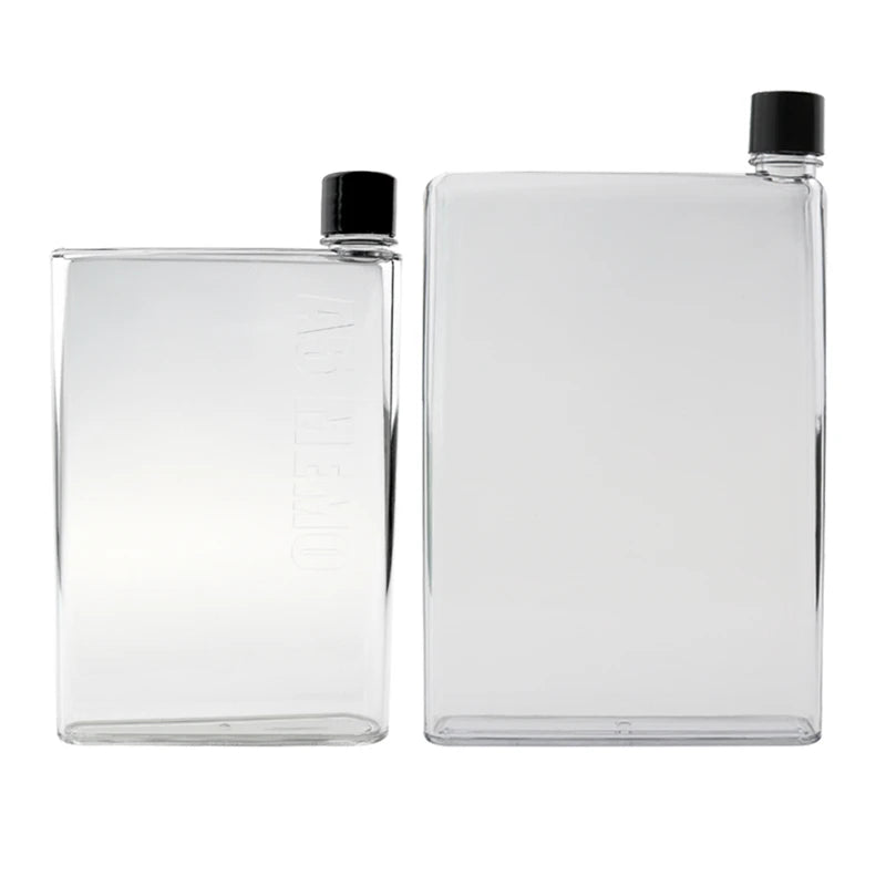 Bouteille d'eau De 750ml, bouteille De sport plate en cristal, verres transparents, bouilloire en plastique, tasse Portable Jarra De Agua