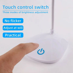 LED desk lamp powered by USB, eye protection, night light for bedroom, reading lamp for students, bedside lamp