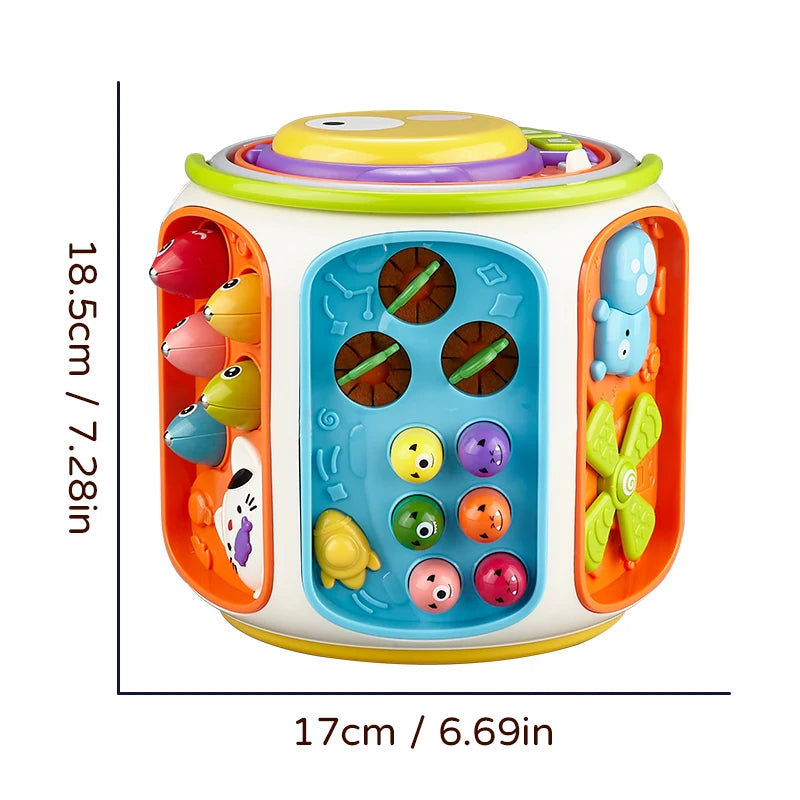 Jouets sensoriels Montessori pour enfants, jeux de développement cognitif avec tri des couleurs et activités d'apprentissage des formes, cadeaux de 3 ans
